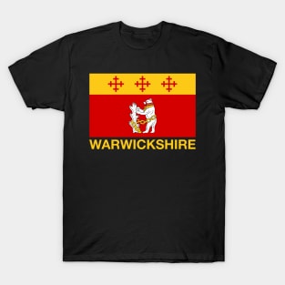 Warwickshire Standing Bear Flag - England T-Shirt